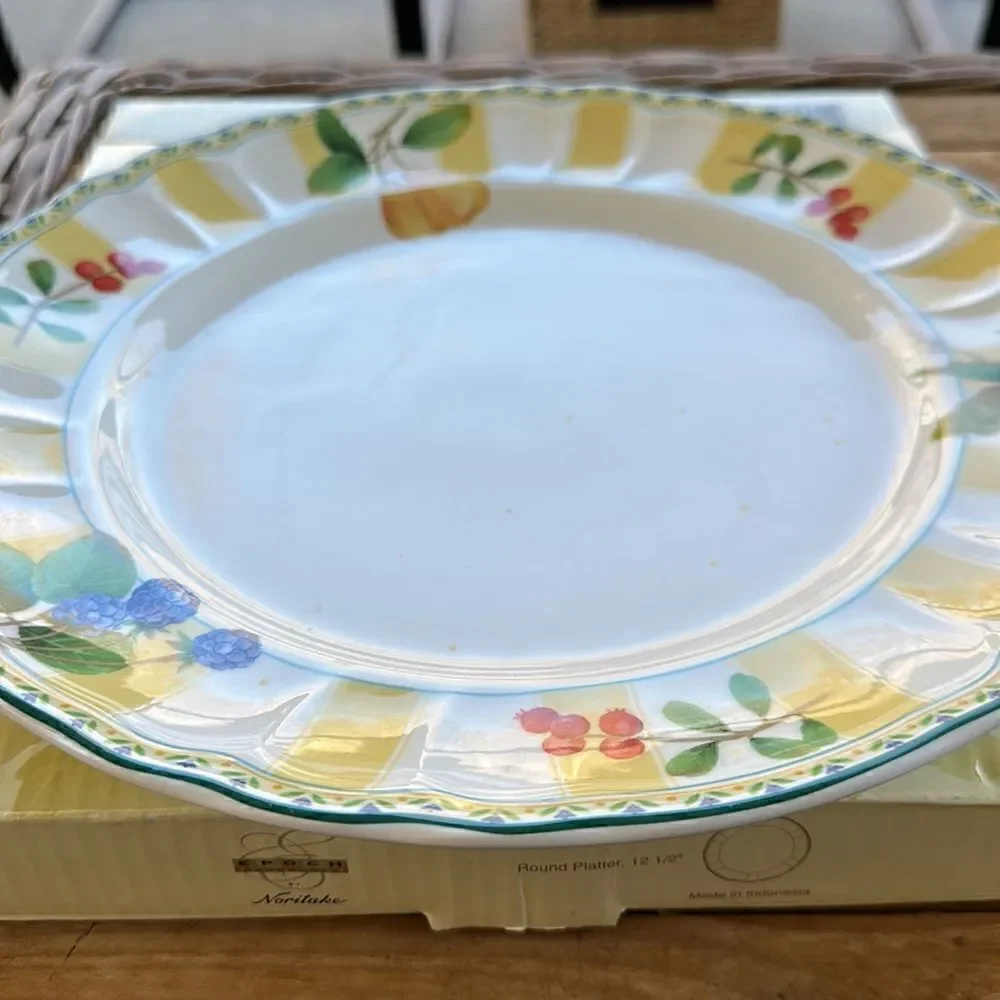 Noritake Orchard Valley Round Platter